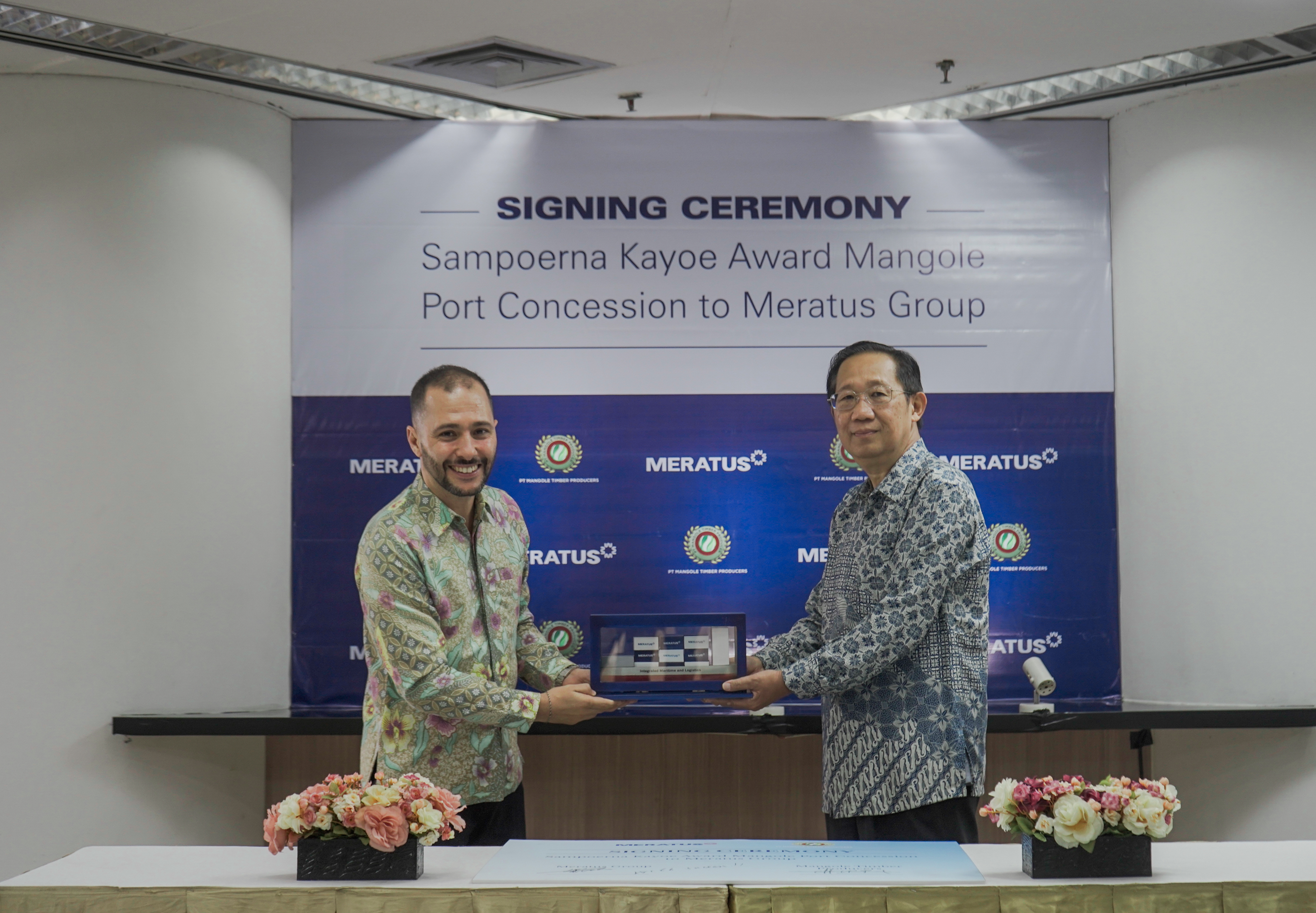 Meratus Group Officially Becomes Sampoerna Kayoe’s Mangole Port Operator